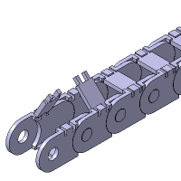 THK Cable Carriers Snap (Opened/Closed)