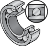 Ball Bearings（Number of Raceway Ring Rows：Single Row） Angular Contact Ball (Single Row)