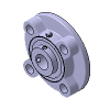 Bearing Units Round Flanged