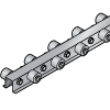 TRUSCO NAKAYAMA Wheel Conveyors, Roller Carriers Zigzag