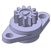 Hinges（Flat Hinge Type：Square Plate Type） Rotary Type