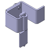 Hinges（Flat Hinge Type：Square Plate Type） Damper/Torque/Spring Hinge