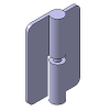 Hinges（Flat Hinge Type：Square Plate Type） Standard