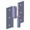 Hinges（Flat Hinge Type：Square Plate Type） Stepped Type