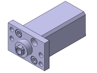 SMC Clamp Cylinders Rod Side Flange