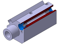 SMC Clamp Cylinders Through Hole, Both Ends Tapped (Common)