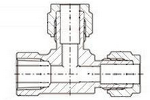 Fittings for Stainless Steel Pipes Female Run Tee