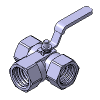 Valves for various applications Horizontal Type 3-direction