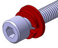 Cover Screws With Captured Washer