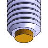 Hex Socket Set Screws Metal Pad