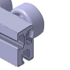 TRUSCO NAKAYAMA Wheel Conveyors, Roller Carriers Aluminum Extrusion Type