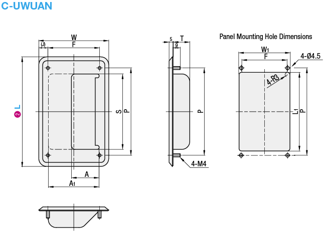 [Economy Type] Recessed Grip Handles:Related Image