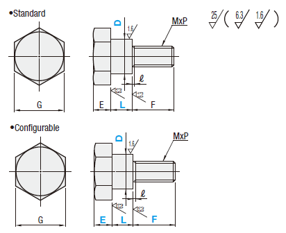 Fulcrum Pins/Hex Head:Related Image