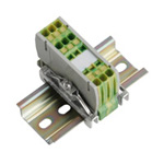 Clutch Lock Terminal Block, Compact Series (rail type), Earth Dedicated Type