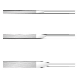 Flex Flat-Taper Diamond File For Precision Use