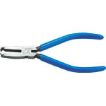 End plastic cutting nippers (flat blade)