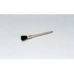 Miniature Black Bristle Shaft Mounted Cylindrical Brush