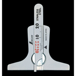 Tire groove measurement gauge