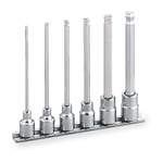 Long Ballpoint Hexagonal Socket Set (with Holder) HBH306L