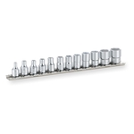 Socket Set (6-point, with Holder) HSB212