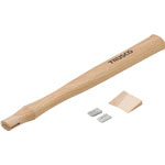 Wooden handle for single-handled hammer (with wedge)