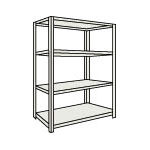 Small to Medium Capacity Boltless Shelf Model M1.5 (150 kg Type, Height 1,500 mm, 4 Shelf Type)