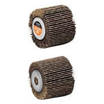 "Spin Threaded Flap Wheel" (Replaceable Shaft / Shaft Diameter: 6 mm)