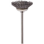 Bevel brush (3 mm shaft diameter, 25 mm outer diameter)