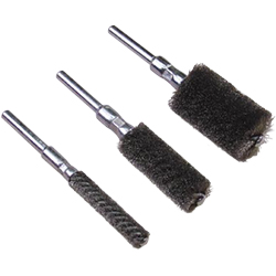 Double stainless spiral brush