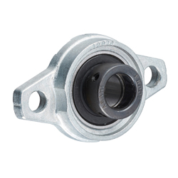 Diamond Flange Mount Unit, Silver Series with Eccentric Wheel, Cylindrical Hole Shape, UFL