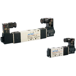 [In-stock item] Solenoid Valve 4V100 Series, 5 Ports 2 Positions, 5 Ports 3 PositionsImage