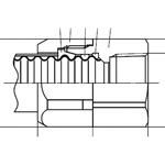 Soflex AQ Flexible Pipe Female Screw Adapter