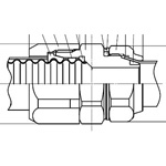 Soflex AQ flexible pipe Zlok adapter