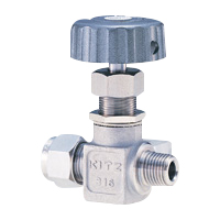 Stainless Steel 30K Needle Valve Couple Lock x Screw