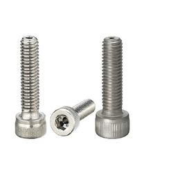 Screws with Through Hole - Hex Socket Head Cap