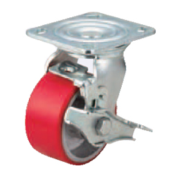 Casters - Heavy Load - Wheel Material: Urethane - Swivel Type + Stopper