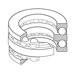 Double-Row Thrust Ball Bearing