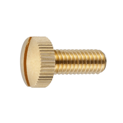 Brass (Low Cadmium Material) ECO-BS Slotted Knurled Screw