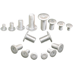 Aluminum Ultra Low Head Cap Screws, 6 Lobs