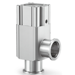 Aluminum High Vacuum Angle Valves, Normally Closed, O-Ring Seal, XLF Series