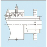 Pressure Rotary Fitting Pearl Rotary Joint KCF (Flange-Mounted Type)