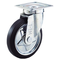 α-Press Rubber Casters Swivel