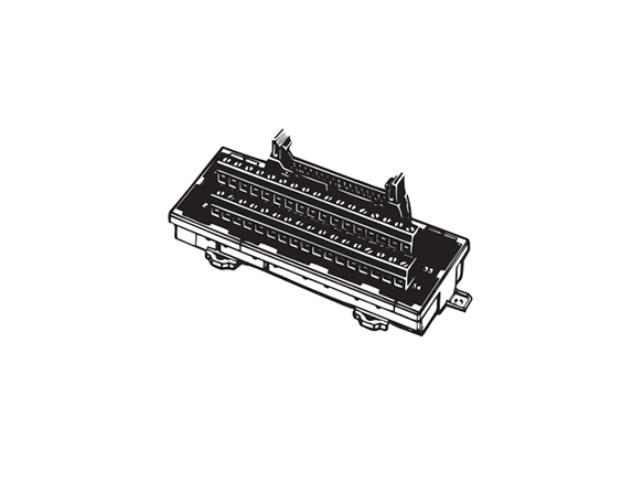 Flat Cable Connector Type (With M3 Screw Terminal Block) outline drawing