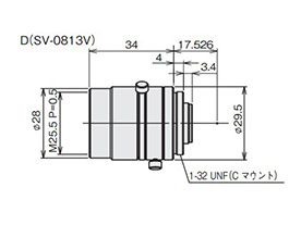 High-Resolution/Low-Distortion Lens For C-Mount Cameras: related image