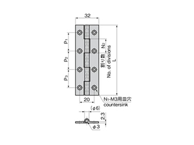 Brass Drawn Butt Hinge B-202: related images