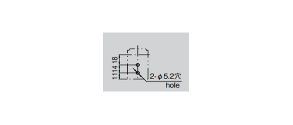 Panel hole drilling dimensions